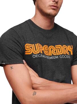 T-Shirt Superdry Repeat Azul Marinho para Homem