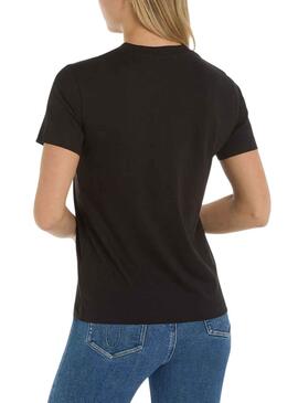 T-Shirt Calvin Klein Institutional Preto Mulher