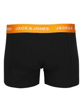 Cuecas Jack & Jones Deu Pack 3 Preto