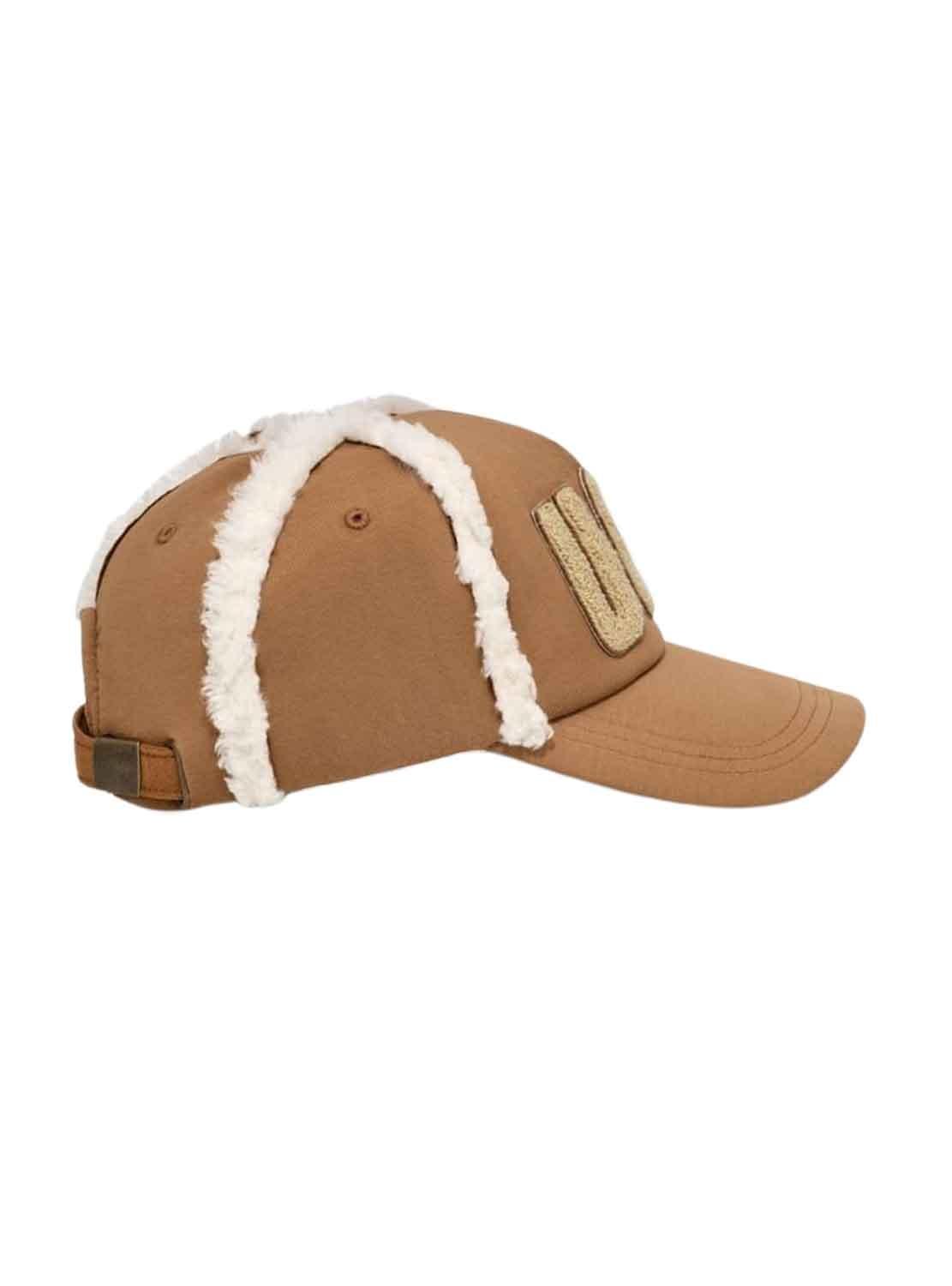 Gorro UGG ligado Fleece Camel para Mulher