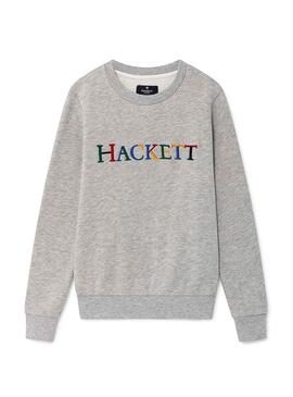 Sweat Hackett Logo Multicolor Menino