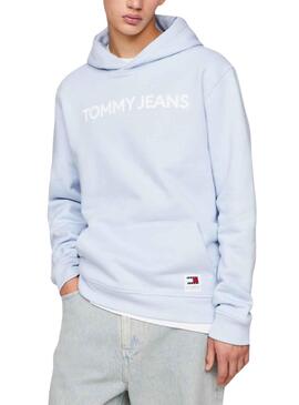Sweat Tommy Jeans Registro Bold Azul para Homem