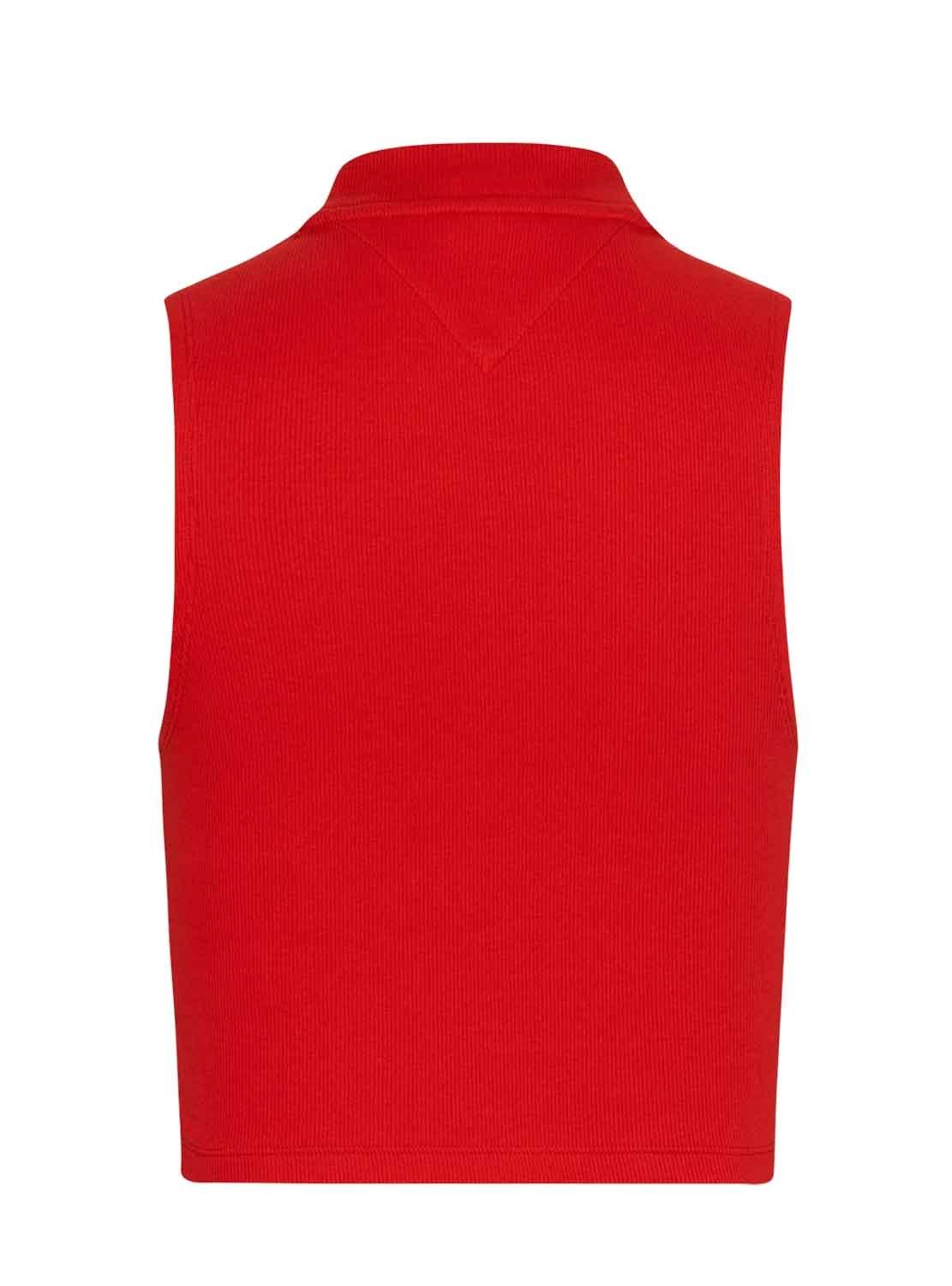 Top Tommy Jeans Archive Vermelho para Mulher