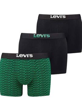 Cuecas Levis Logo Box Verde para Homem