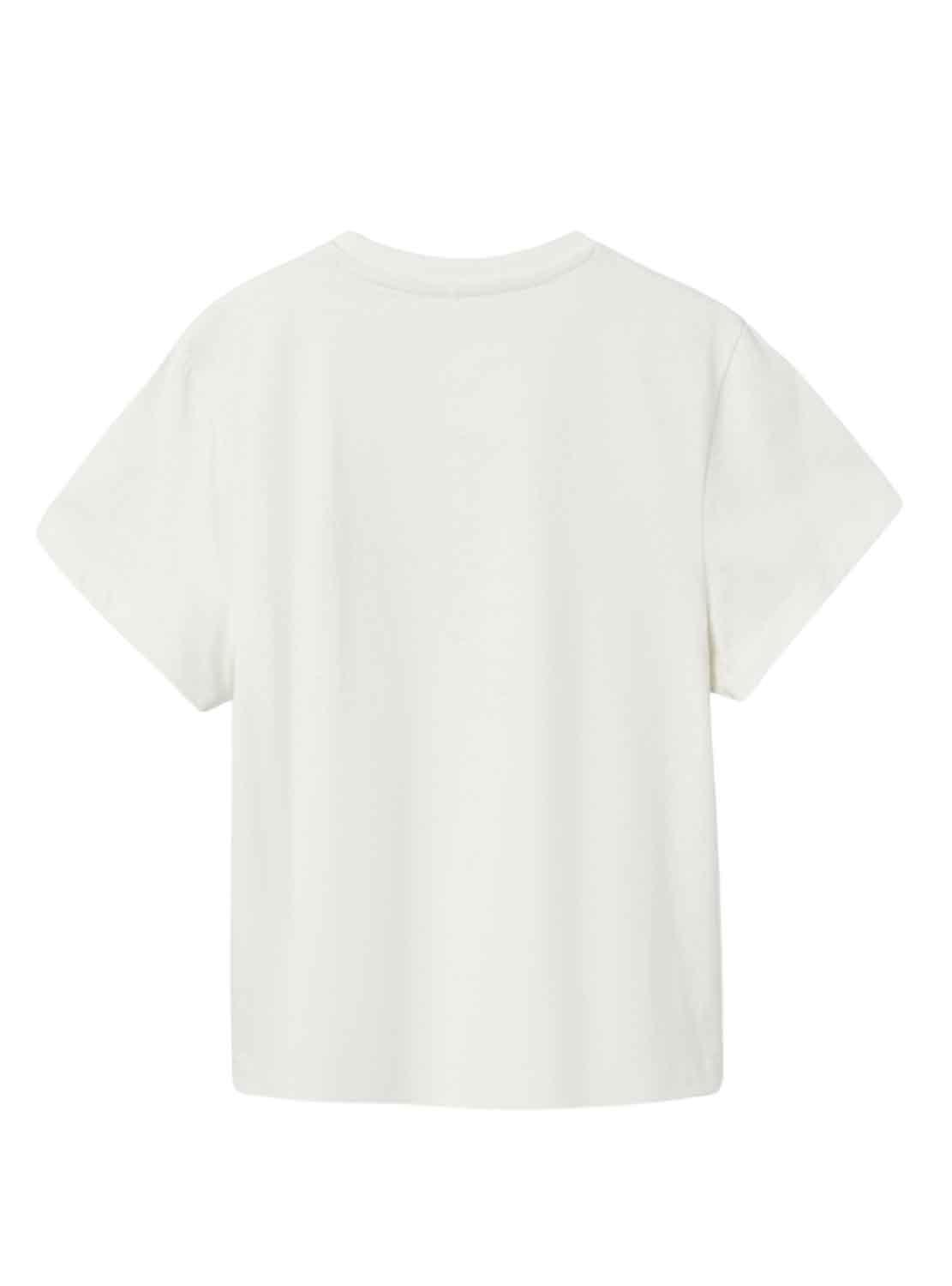 T-Shirt Name It Tupsi Branco para Menina