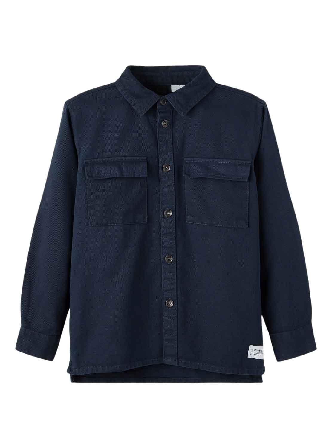 Overshirt Name It Tipo Azul Marinho para Menino