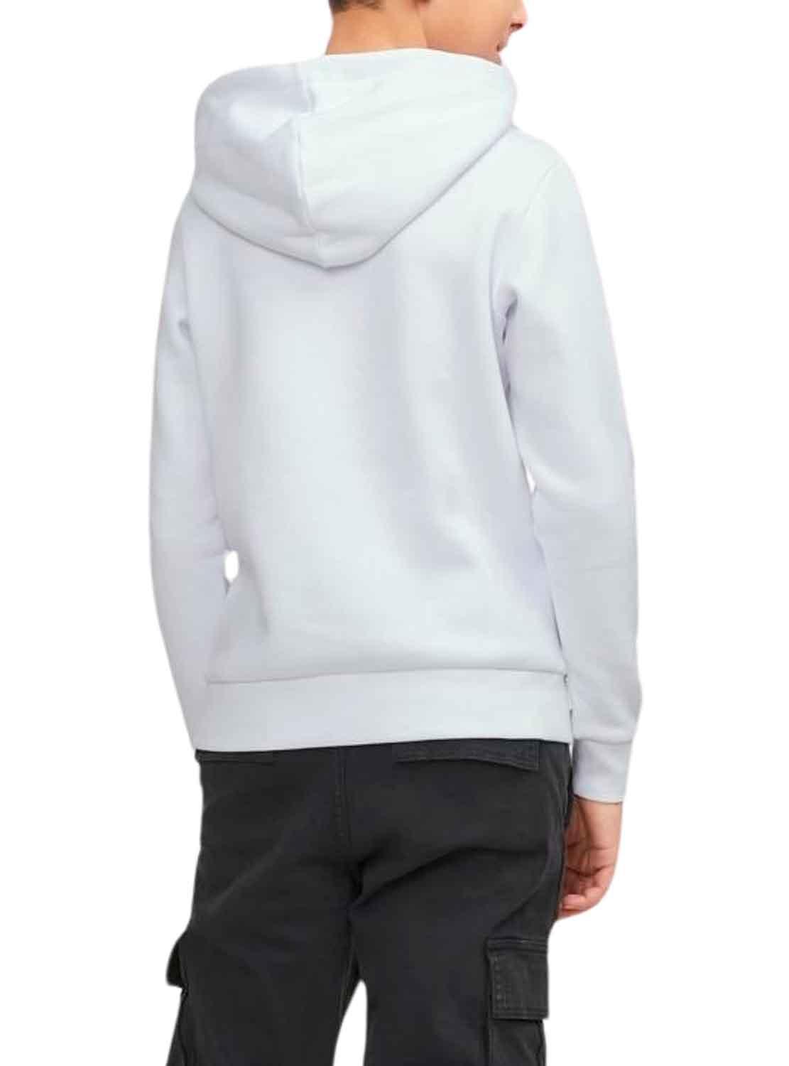 Sweat Jack & Jones Aço Branco para Menino