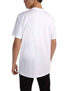 T-Shirt Calvin Klein dois tons Jumpsuitlogotipo Branco
