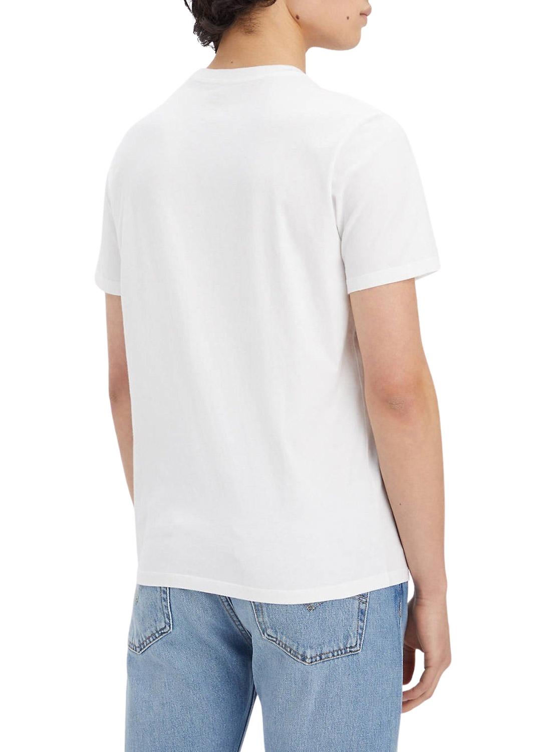 T-Shirt Levis Graphic Crewpescoço Branco para Homem