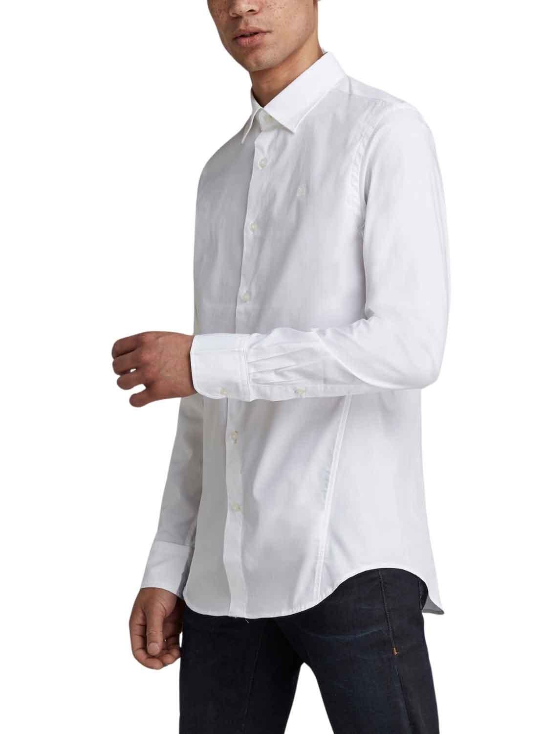 Camisa G-Star Dressed Super Slim Branco