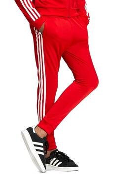 Calças Adidas Superstar Vermelho Menino