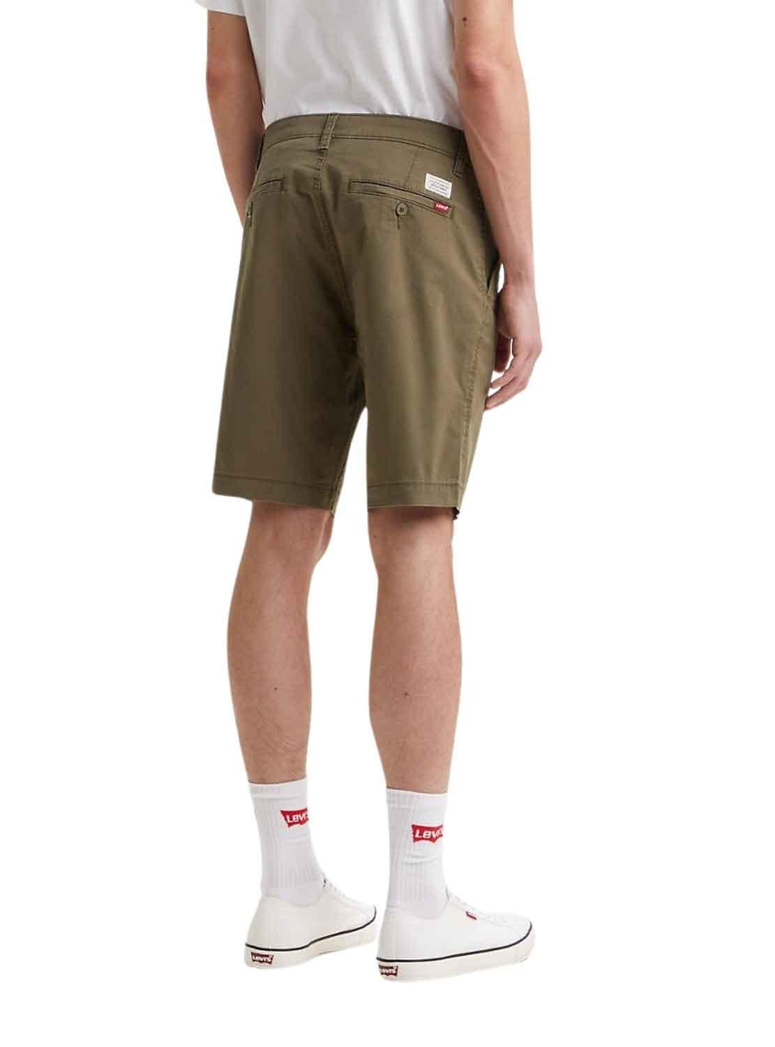 Bermudas Levis Chino Verde Oliva para Homem