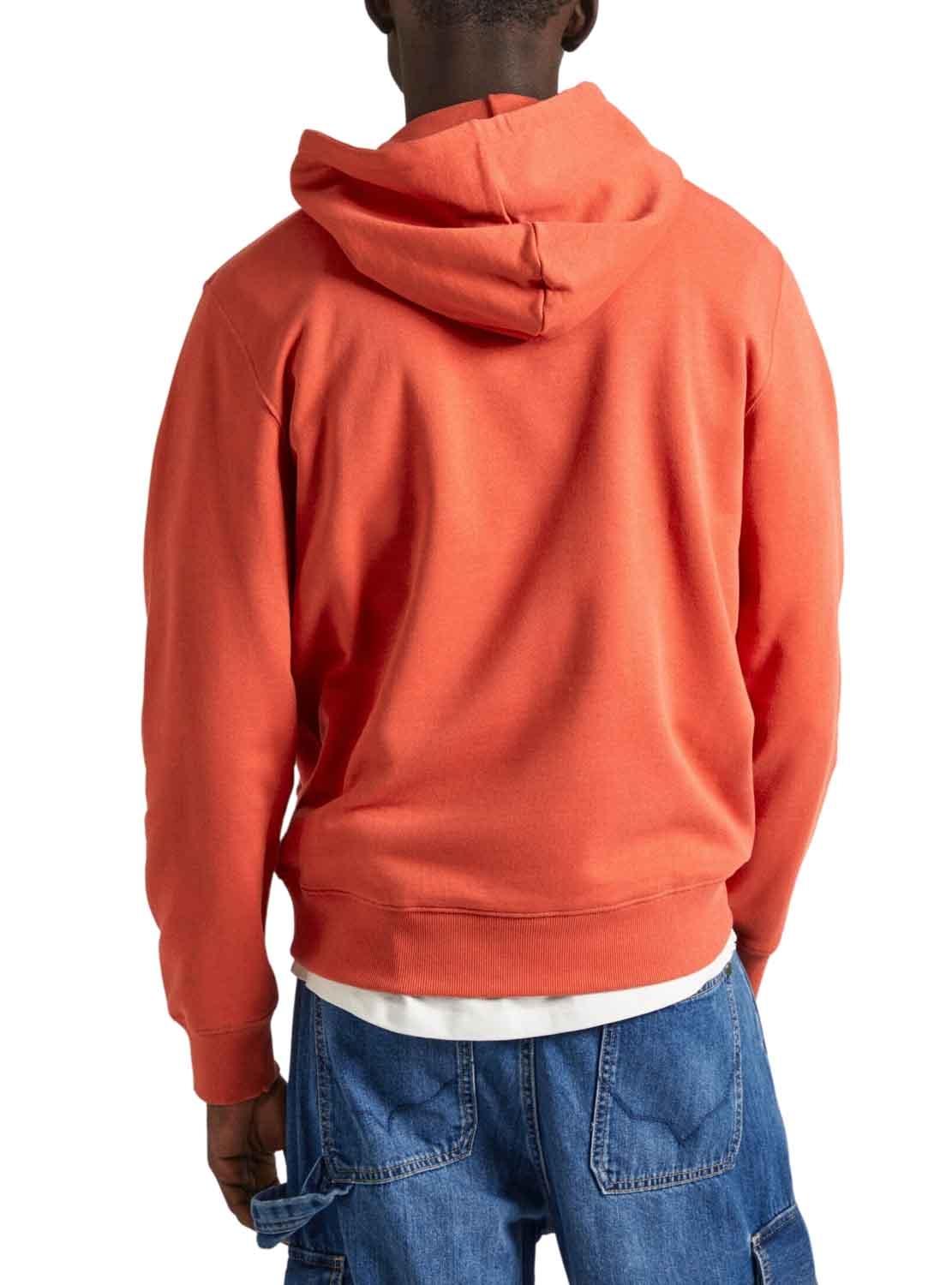 Sweat Pepe Jeans Joe Hoodie Laranja Homem