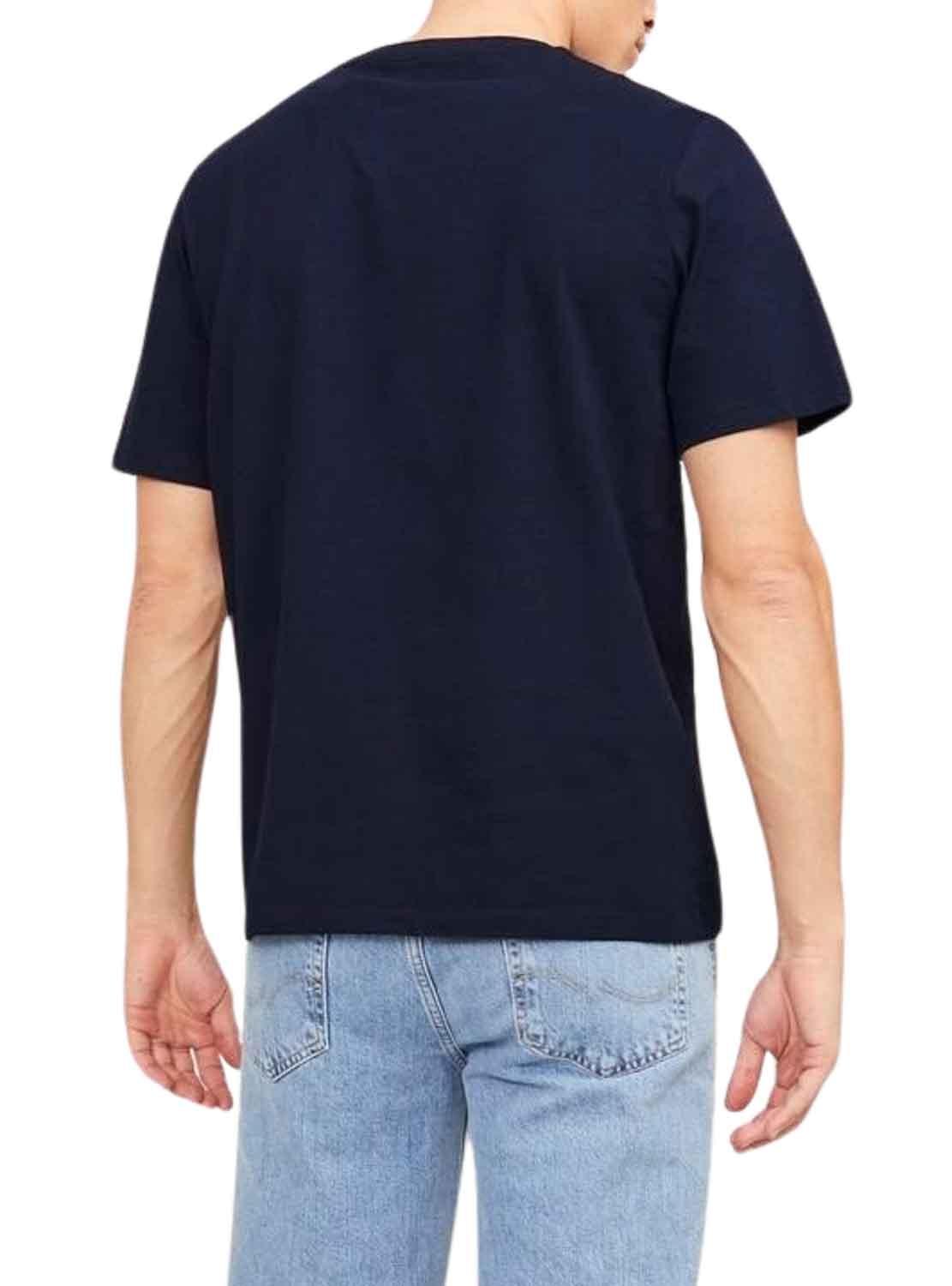 T-Shirt Jack & Jones Zuri Azul Marinho Homem