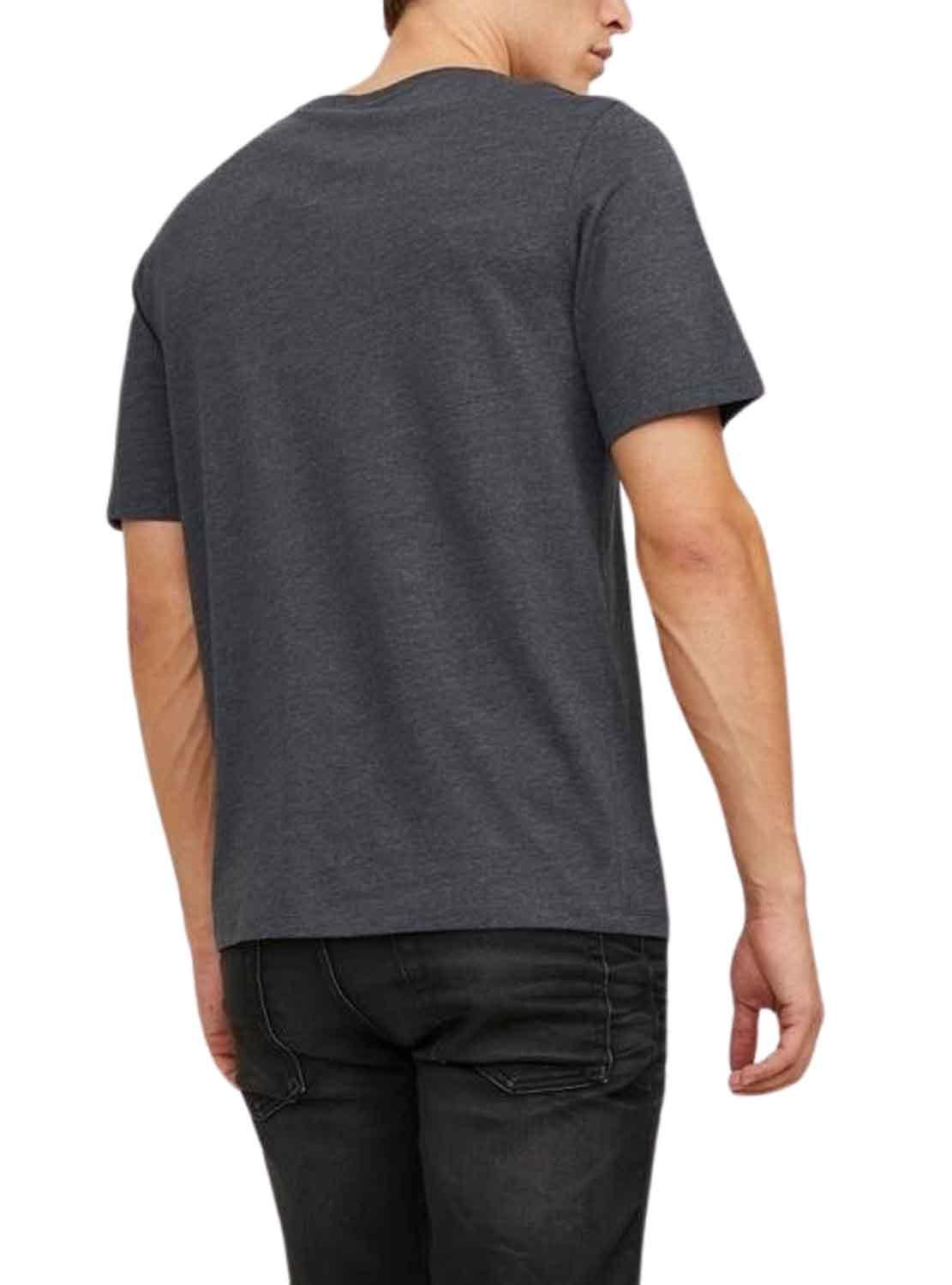 T-Shirt Jack & Jones Paulos Cinza para Homem