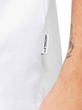 T-Shirt Jack & Jones Lucca Branco para Homem