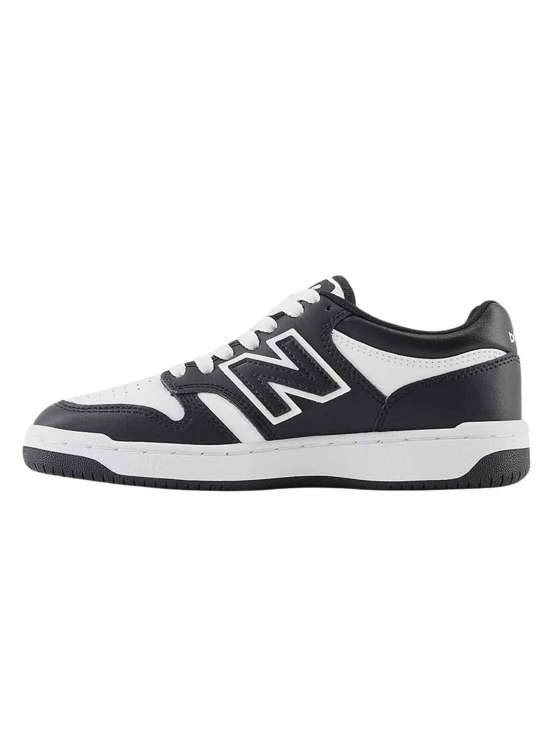 Sapatos New Balance 480 Branco Preto para Crianças