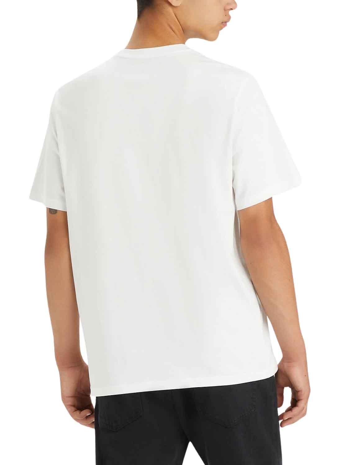 T-Shirt Levis Relaxed Cachoeira Branco Homem 