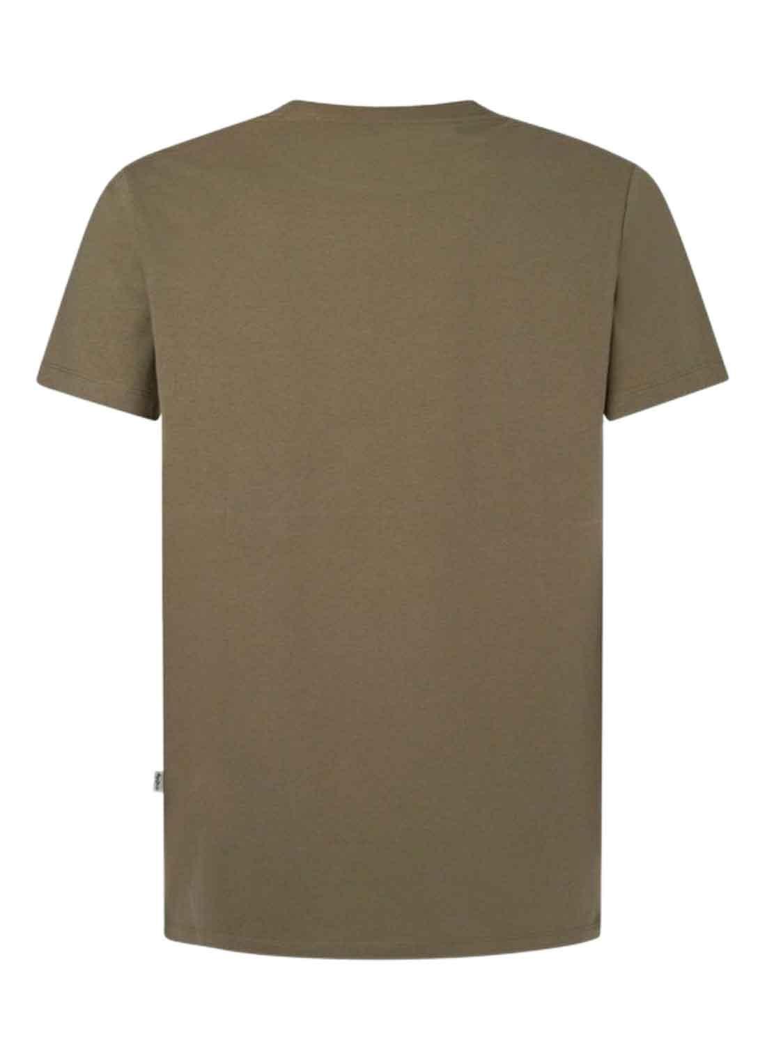 T-Shirt Pepe Jeans Craigton Verde4 para Homem