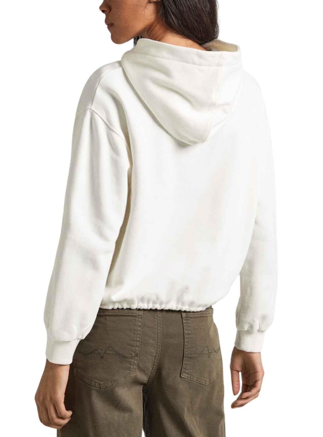 Sweat Pepe Jeans Haria Branco para Mulher