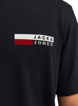 T-Shirt Jack & Jones Corp Logo Preto Homem