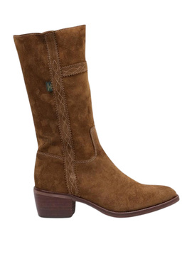 Botas Dakota Boots Campera Baja Pele Marrom Mulher