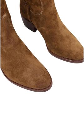 Botas Dakota Boots Campera Baja Pele Marrom Mulher