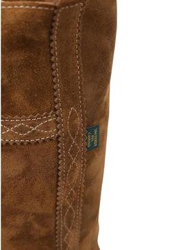 Botas Dakota Boots Campera Baja Pele Marrom Mulher