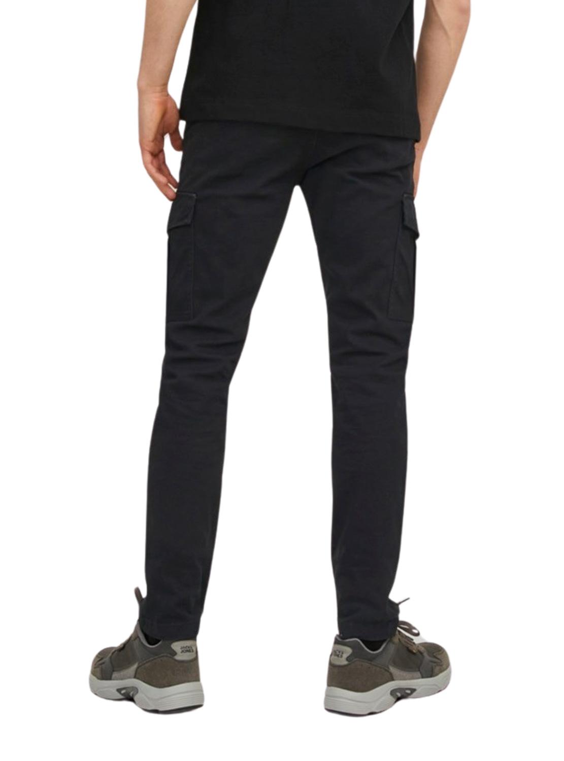 Calças Jack & Jones Marco Joe Cargo Preto Homem