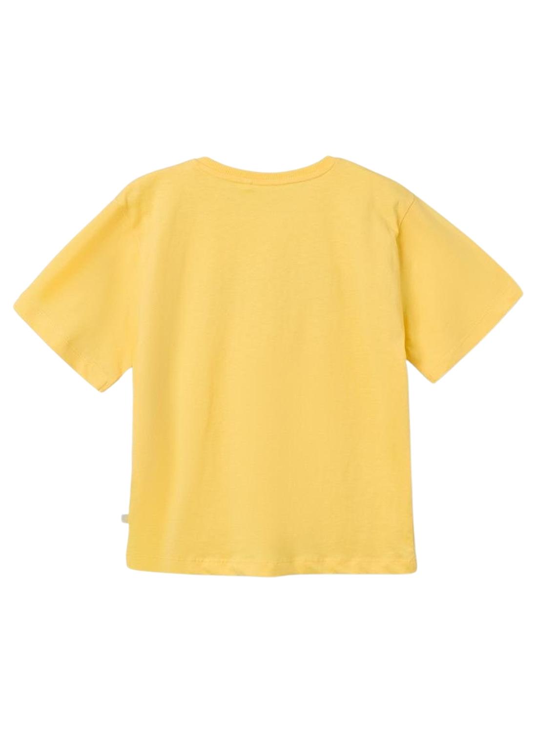 T-Shirt Name It Dakan Amarelo para Menino