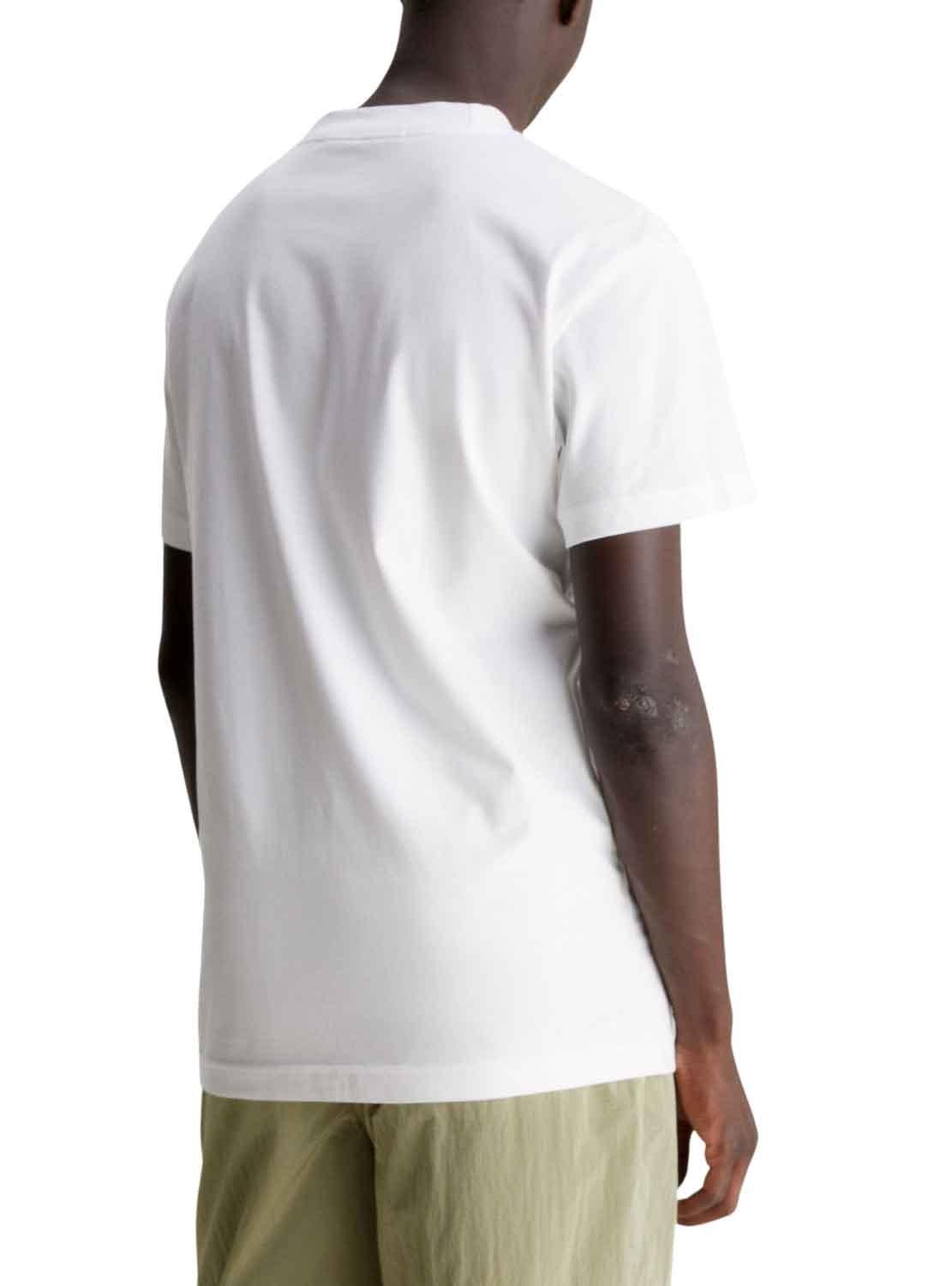 T-Shirt Calvin Klein Jeans Basica Branco 