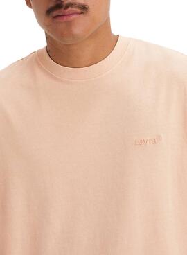 Camiseta Levis Garment Laranja para Homem