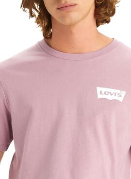 Camiseta Levi's Seasonal Roxa para Homens.