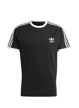 Camiseta Adidas 3-Stripes Tee Preto Para Homem.