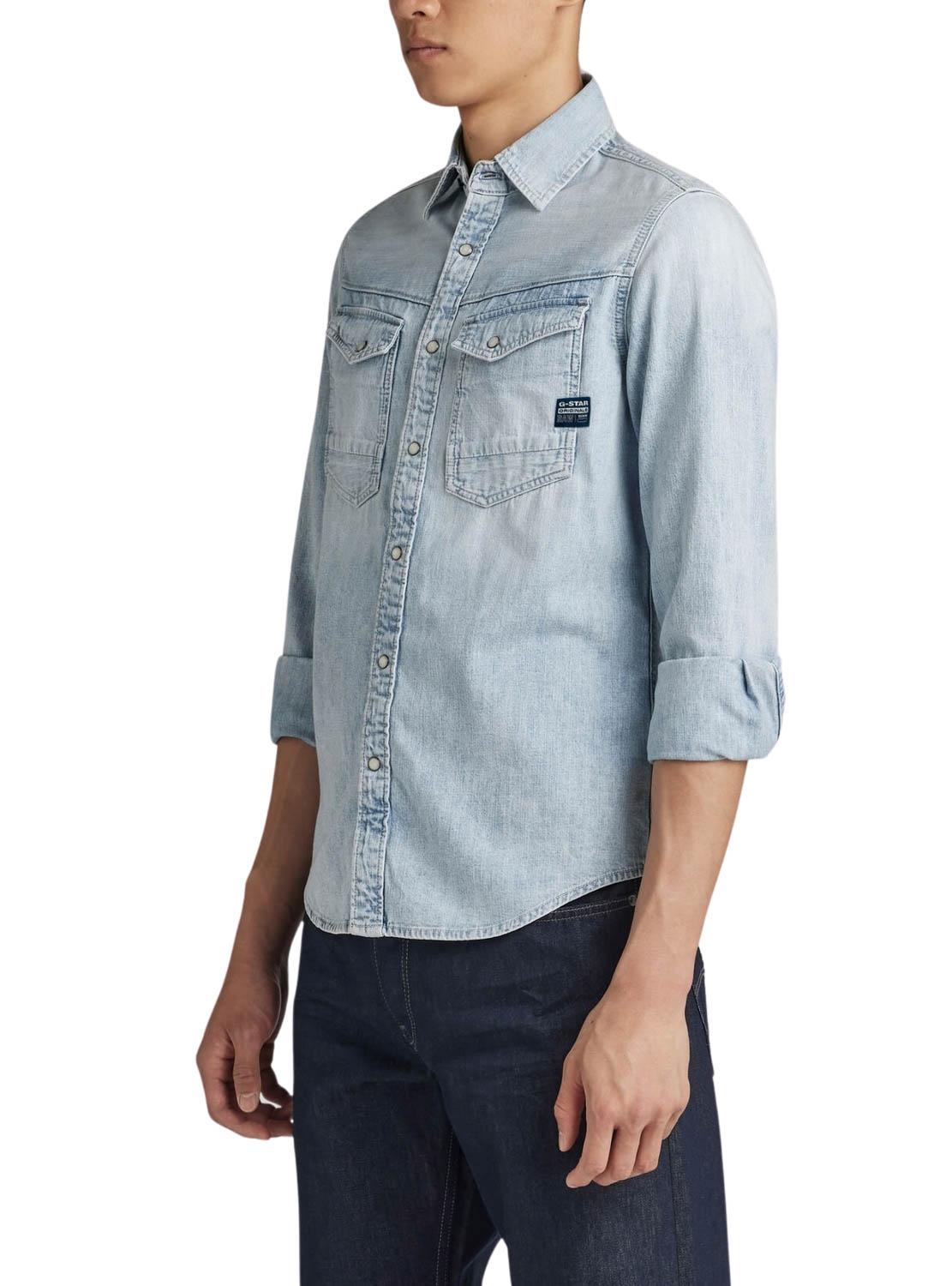 Camisa G-Star Dakota Slim Denim para Homem.