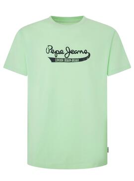 Camiseta Pepe Jeans Claude Verde para Homem