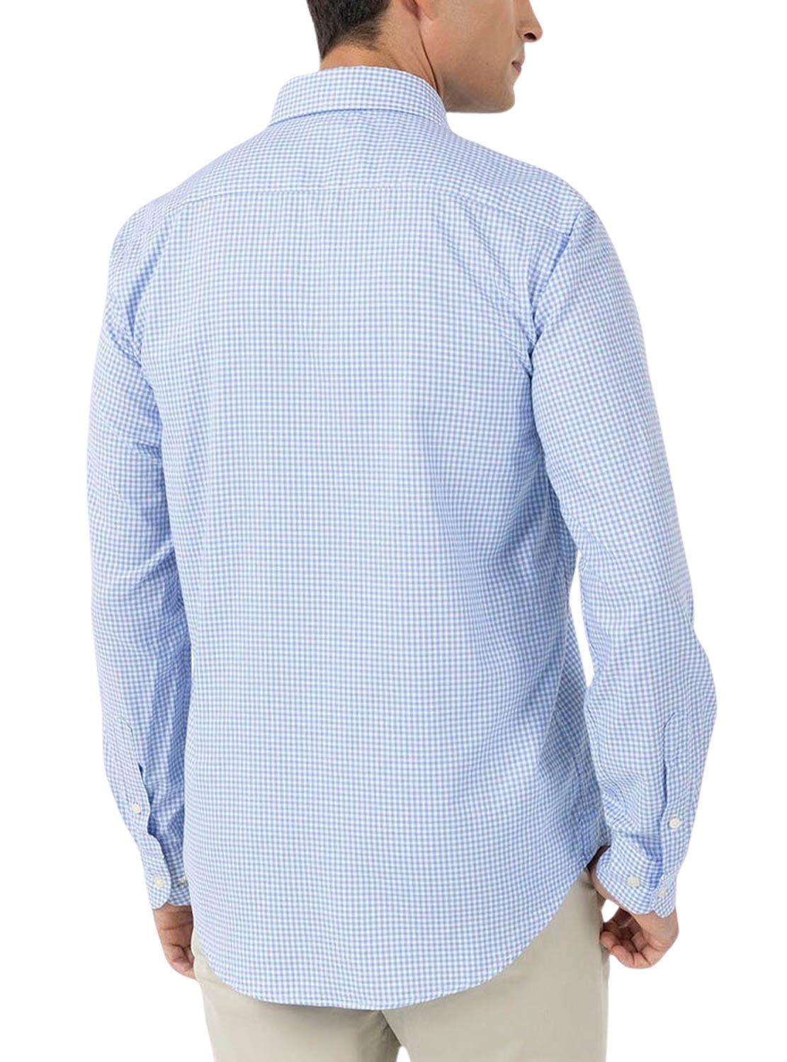 Camisa O Polvo Sena Azul Capri Para Homem