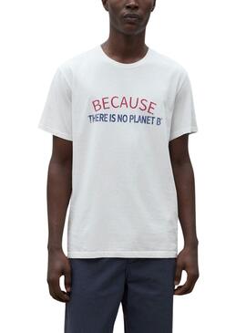 Camiseta Ecoalf Melti Branca para Homem