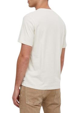 Camiseta Pepe Jeans Chris Branca para Homem.