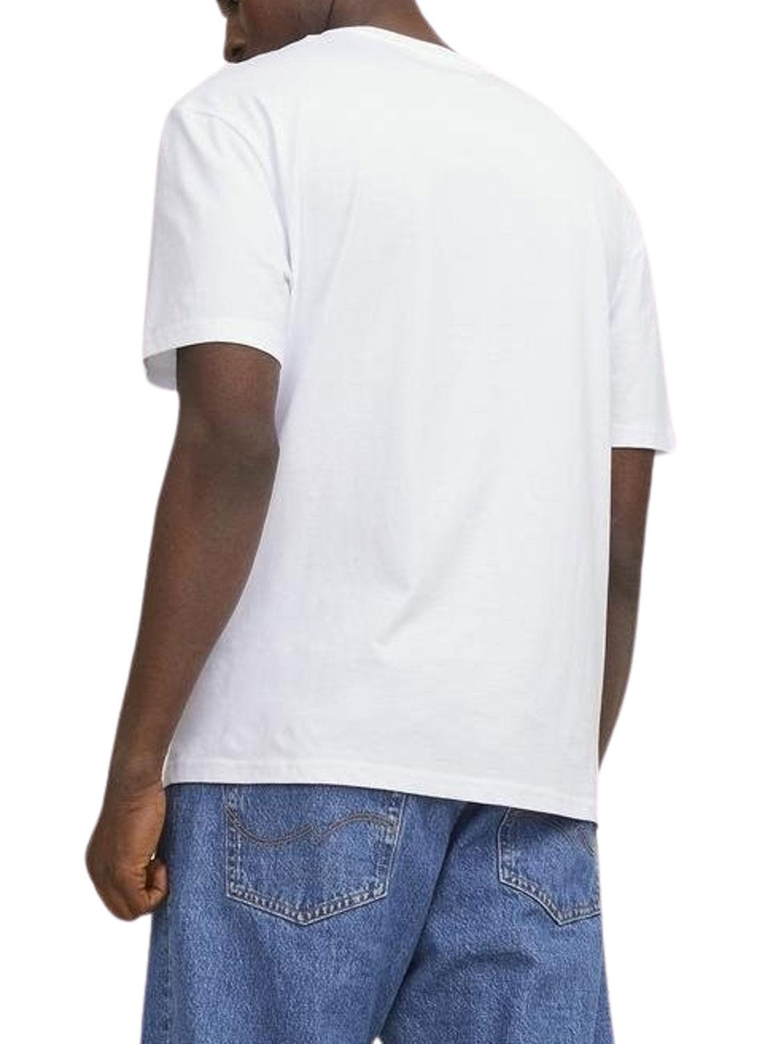 Camiseta Jack and Jones Picture Branca para Homem