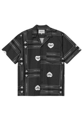 Camisa Carhartt Heart Bandana Preta para Homem