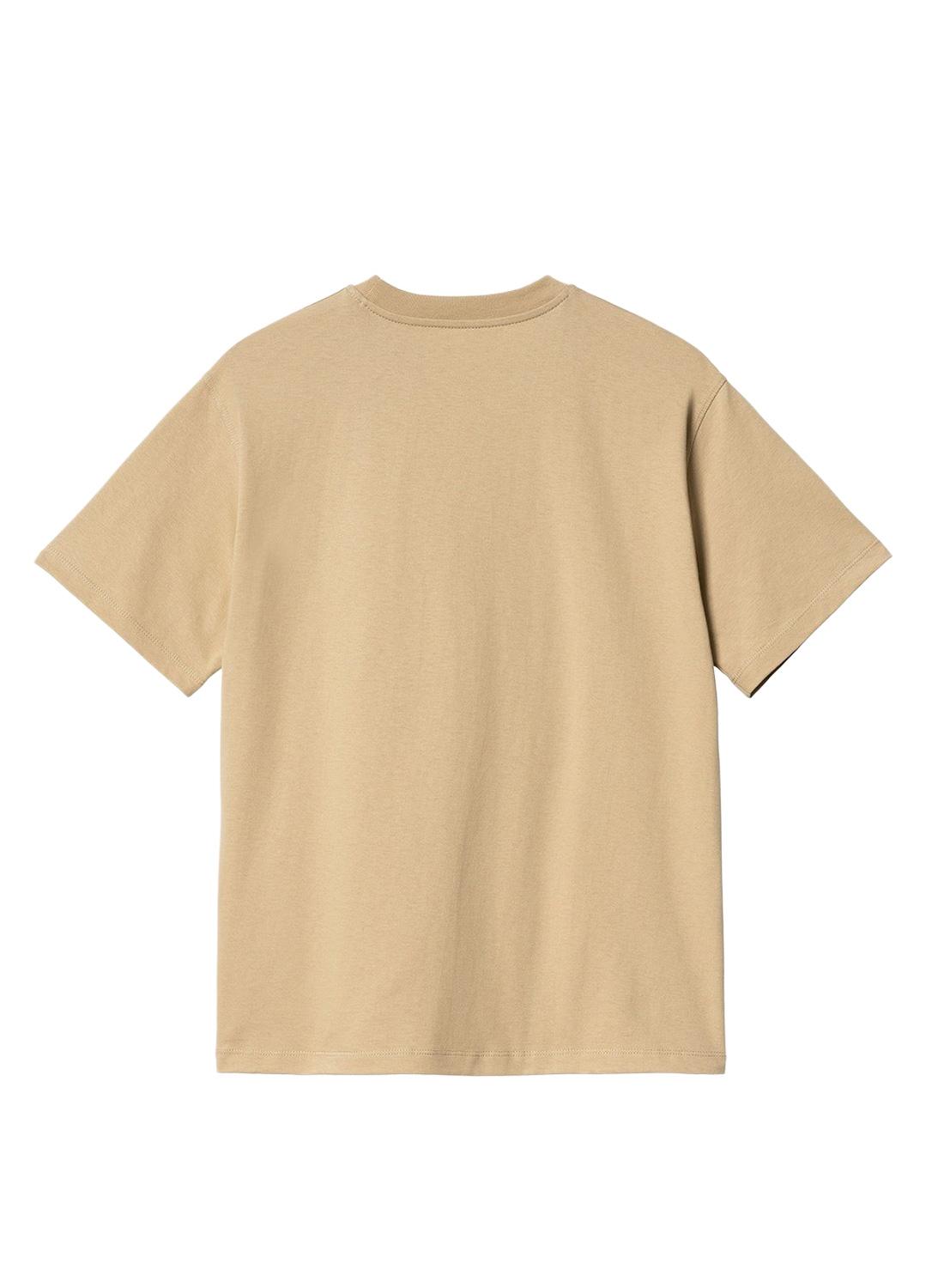 Camiseta Carhartt American Script Beige Para Mulher