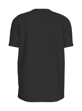 Camiseta Calvin Klein Outline Preto Para Homem