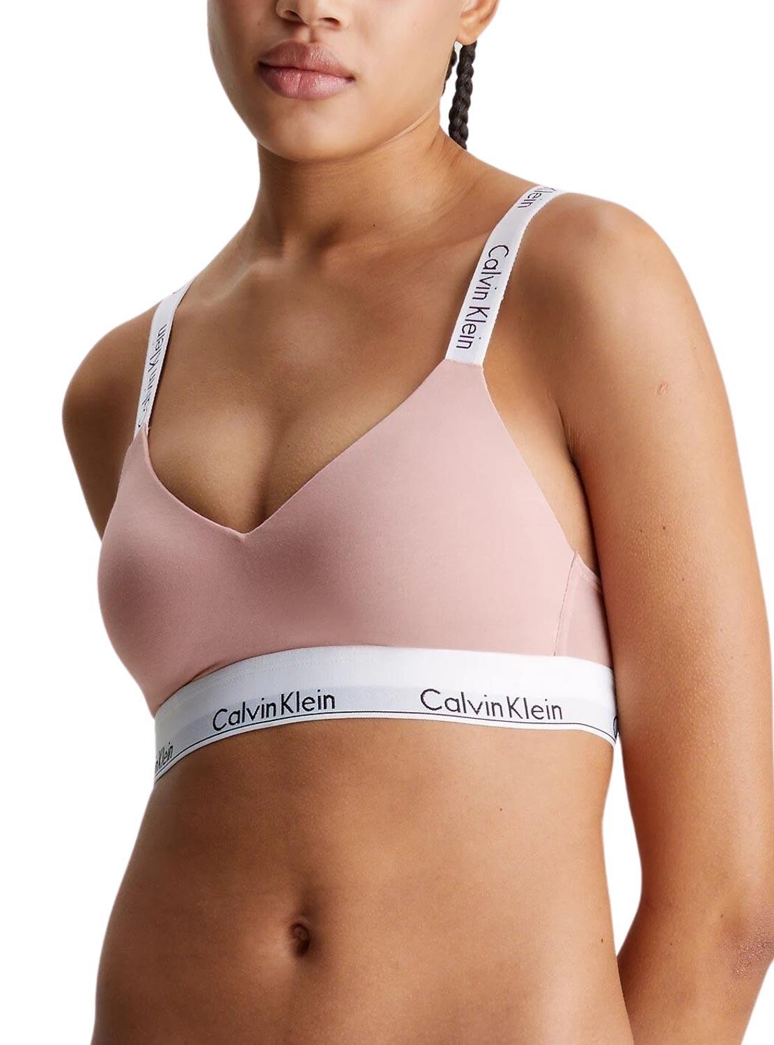 Bralette Calvin Klein Light Rosa para Mulher.