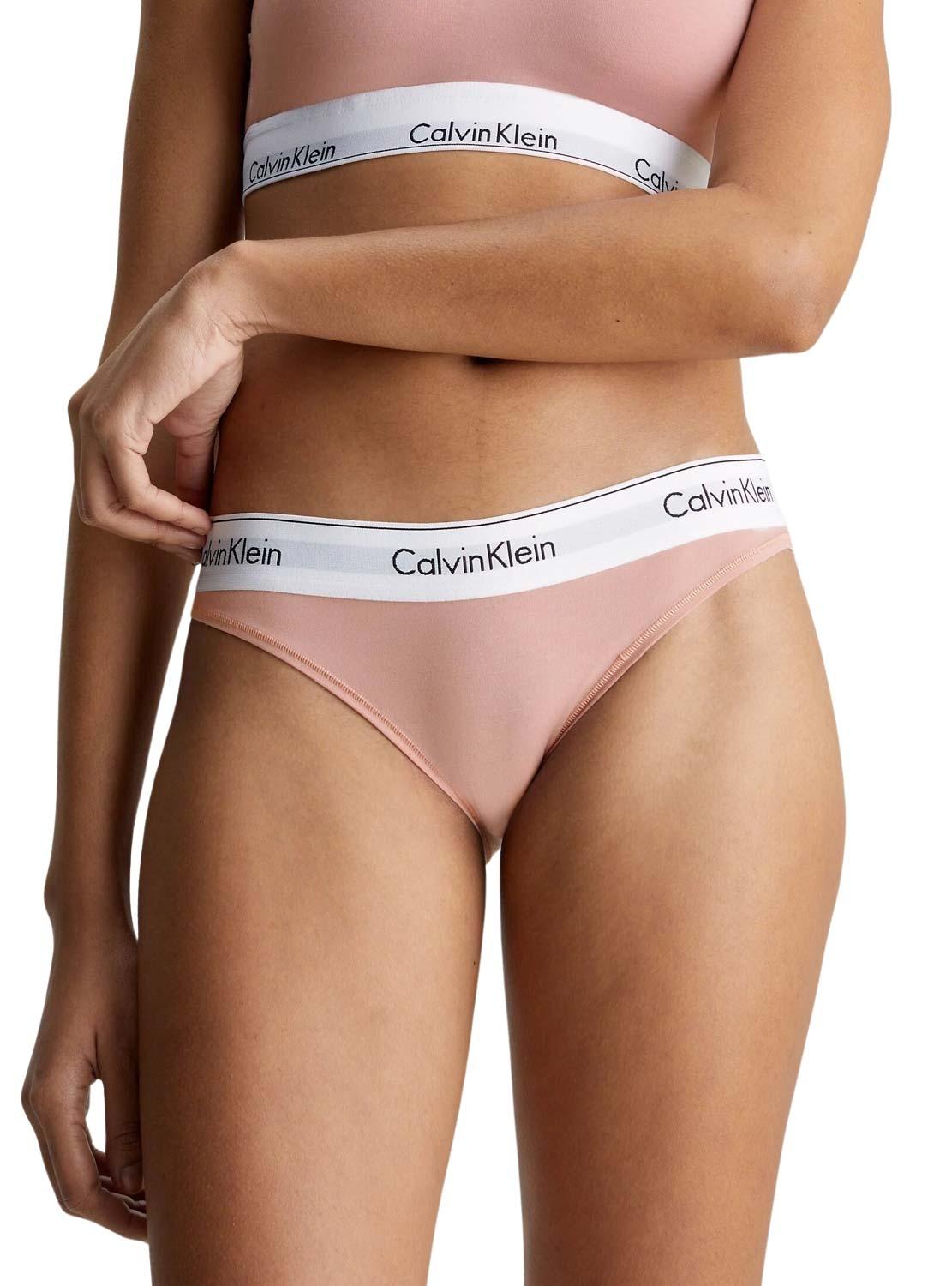 Calcinha Calvin Klein Dued Rosa para Mulher