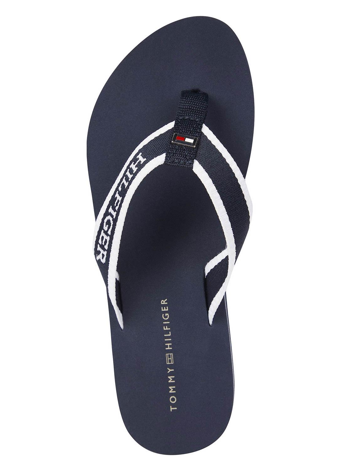 Chinelos Tommy Hilfiger Webbing Pool Marinho Mulher