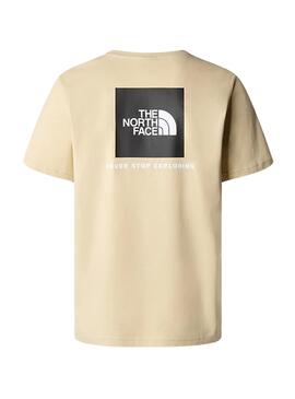 Camiseta The North Face Redbox Beige para Homem