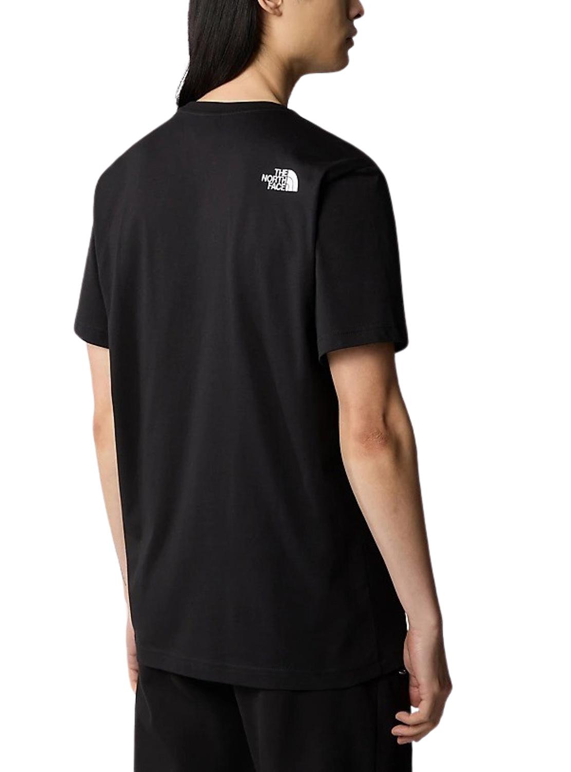 Camiseta The North Face Fine Preta Para Homem.