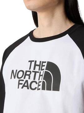 Camiseta The North Face Raglan Easy Branca Masculina