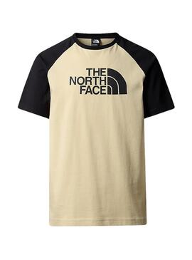 Camiseta The North Face Raglan Easy Beige para Hombre